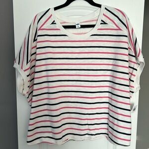 Old Navy, cropped, short sleeve sweatshirt, XL, NWT